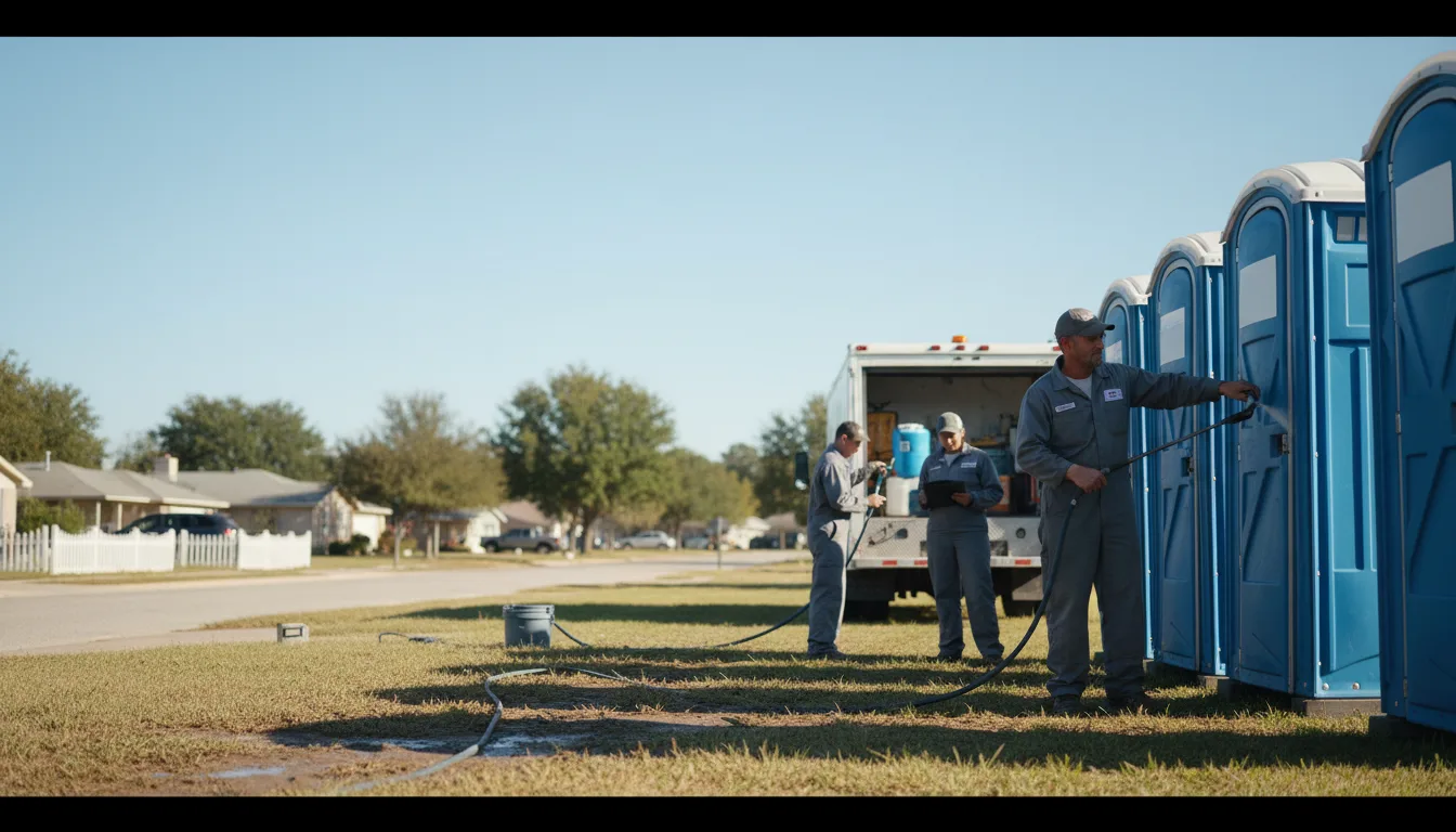 Long-Term Portable Toilet Rental in Bryant, AL near me